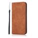 GGOIl Luxe Lederen Flip Case Voor iPhone SE 2020 - bruin