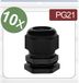 Quadrios 24CA384 Wartel PG21 Polyamide Zwart 10 stuk(s)