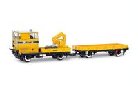 Rivarossi HR2925S DBG, onderhoudsvoertuig KLV 53, geel/blauwe kleurstelling, ep. V-VI, met DCC-geluidsdecoder. Locomotief - Diesel