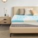 Sinweek Matrasbeschermer, matras van 7,62 cm met 5 zones van traagschuim, drukontlastend zachte matras, CertiPUR-US gecertificeerd, queensize, blauw