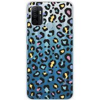 1001 coques Oppo Siliconen hoesje compatibel met Oppo A53S Leopard kleur
