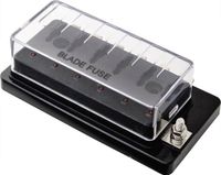 TRU COMPONENTS TC-9070400 Autozekeringhouder Met statusaanduiding Geschikt voor Platte zekering standaard 30 A 32 V/DC 1 stuk(s)