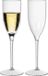 Duni Verre à champagne Elegance - 2 pièces - 130 ml - Tritan - Transparent