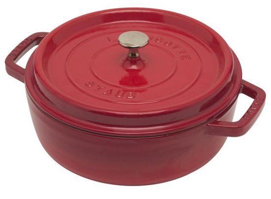 Staub Braadpan Gietijzer Rood Ø 26 cm