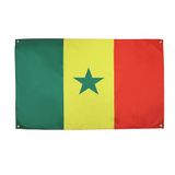 AZ FLAG Vlag Senegal 150x90 cm Vlag Senegalees Licht Polyester 4 Ringen