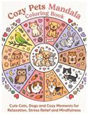 Cozy Pets Mandala Coloring Book