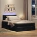 Maison Exclusive - Cadre de lit ottoman avec matelas noir 120x200 cm velours