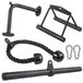 Câble de fixation de câble pour triceps - Barre en V - Poignée double D - Corde à triceps - Mousquetons - Pour salle de sport à domicile et musculation