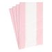 Caspari Bandol Stripe Paper Guest Towel Napkins in Petal Pink, 15 Stuk