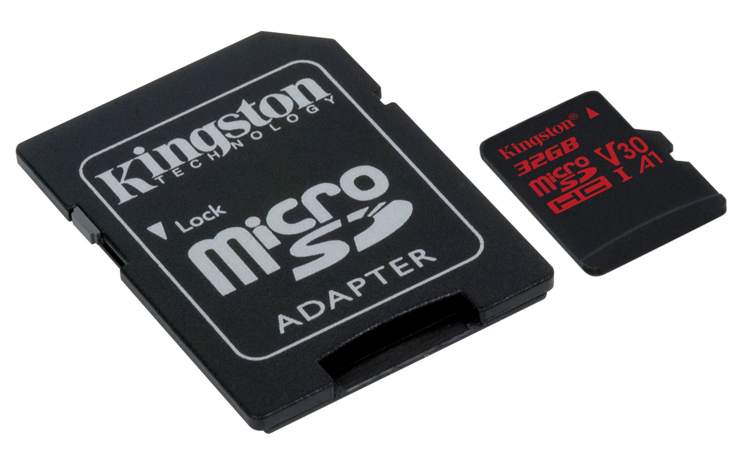 Kingston Canvas React - MicroSD - 32GB - Class 10 - 100MB/s Lezen - 70MB/s Schrijven