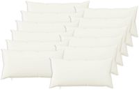 vidaXL - Kussensloop - 12 stuks - Wit - 40 x 80 cm - Katoensatijn