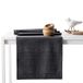 AmeliaHome Tafelloper 30 x 80 cm lotuseffect waterafstotend slangenhuidpatroon antraciet Vesta