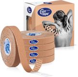 CureTape Classic Extra Smal - Beige - Kinesiotape - 1 cm x 5 m - 5 rol