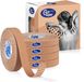 CureTape Classic Extra Smal - Beige - Kinesiotape - 1 cm x 5 m - 5 rouleaux