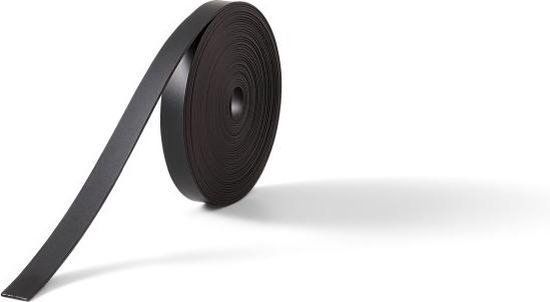 Nobo Zelfklevende Magneetband/Verdeeltape op Rol Voor Whiteboard - 10meter en 1cm breed - Wit - 1 Stuk