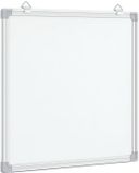 vidaXL Whiteboard magnetisch 60x60x1,7 cm aluminium