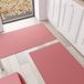 PETTI Artigiani Italiani - Keukentapijt, keukenloper, wasbaar, antislip, keukenloper, eenkleurig, 52 x 480 cm, koraal, 100% Made in Italy