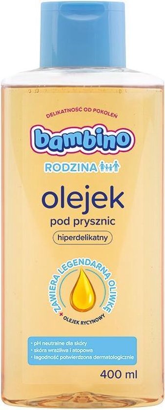 Bambino familie hypoallergene douche en bad olie 400ml