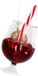 HD Collection Ornament Kerstbal – Cocktail Zoet – Glas – Rood – 11,5 cm