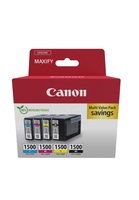 Canon PGI-1500 Multipack - Black, Cyan, Magenta, Yellow - Original Ink Cartridges (4-Pack)