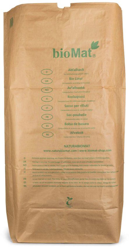 Biomat Papieren Afval Zakken Container 240 Liter