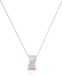 Orphelia Hanger + Ketting Bicolor Zirconium ZH-4831
