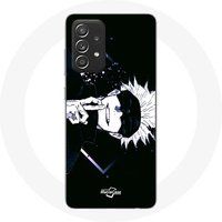 Maniacase Hoesje voor Samsung Galaxy A52 Satoru Gojo Jujutsu Kaisen kunst Anime Manga