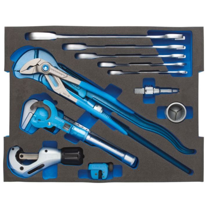 Gedore 1100 CT2-03-100 B Gereedschaps assortiment voor Sanitair in 2/2 L-Boxx 13-Delig 2940590