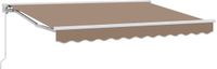 vidaXL Parasol manuel taupe 4,5 x 3 m polyester