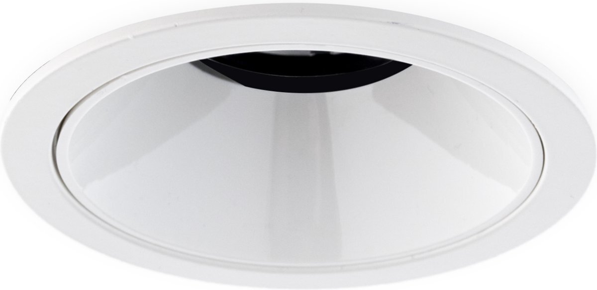 Groenovatie LED Inbouwspot 10W CREE - Rond - Ø84mm - Kantelbaar - Wit/Wit