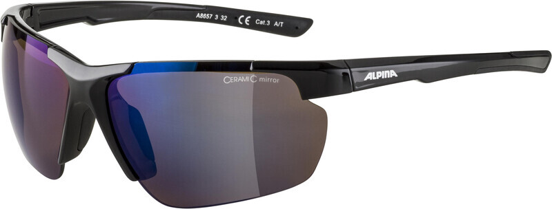 Alpina Defey HR Glasses, black/blue