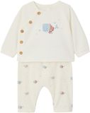 Vertbaudet ensemble pull et pantalon écru