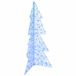 vidaXL Kerstboom met 160 LED Blauw 150 cm Acryl