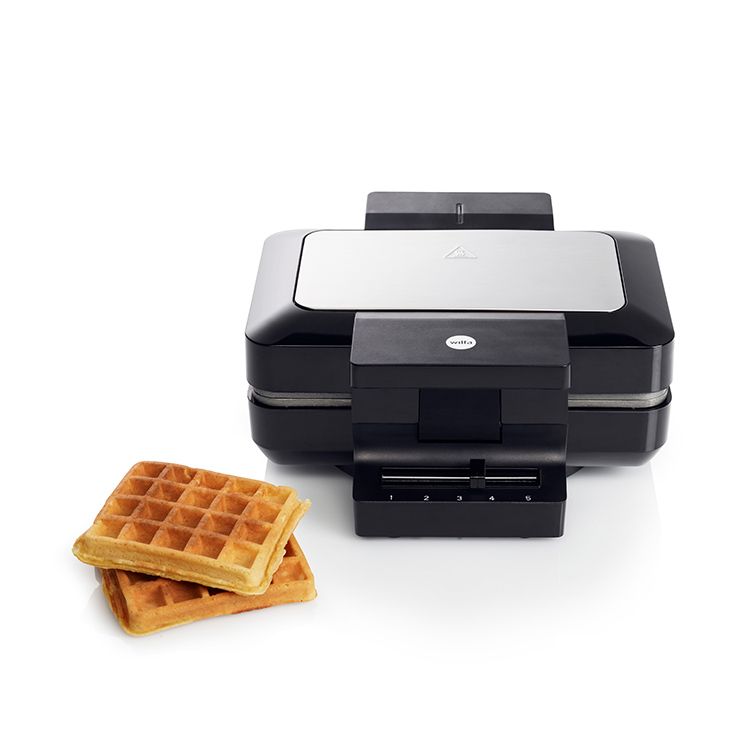 Wilfa BW-1000B Wafelijzer - 2 Wafels - Vierkant - Zwart - 1000W
