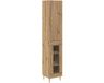 vidaXL Highboard Artisan Chêne 34,5 x 34 x 180 cm