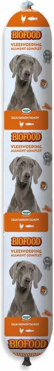 BIOFOOD Vleesvoeding - 10x - Zalm 800 gr - Voordeelverpakking
