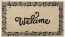 Fisura Welcome Deurmat - 70 x 40 cm - Kokosvezel - Zwart/Naturel