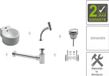 Boss & Wessing BWS Fonteinkraan Zeta One-pack Ronos Wit Keramiek