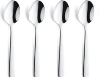 Amefa Koffielepels Moderno 4 Stuks Zilver RVS