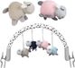 MoMi JOY Speelboog voor Baby's - Activiteitenboog met 4 Sensorische Speeltjes - Verstelbaar & Universeel Bevestigingssysteem