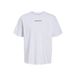 JACK & JONES relaxed T-shirt met backprint wit