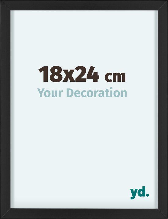 Fotolijst 18x24 cm Aluminium Zwart Virginia