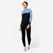 Tribord Combinaison surf 500 Femme 3/2 Backzip - Noir et bleu