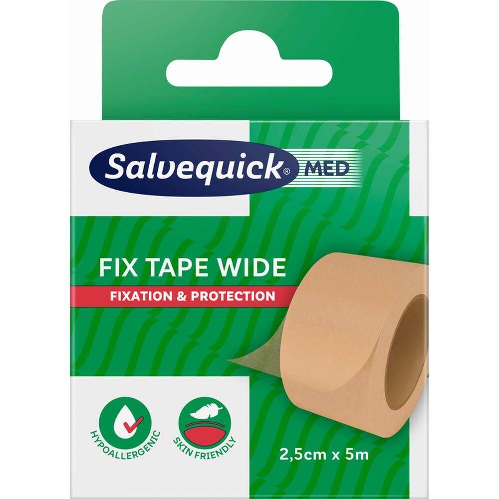 Salvequick® Salvequick® Med Fix Tape Wide Refill 2,5 cm x 5 m