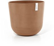 Ecopots Oslo 55 - Terra - Ø55 x H48,5 cm - Pot de fleurs rond couleur terre cuite
