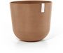 Ecopots Oslo 55 - Terra - Ø55 x H48,5 cm - Pot de fleurs rond couleur terre cuite