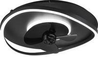 RL LIVE YOUR LIGHT REALITY SORTLAND Ventilator Zwart mat