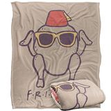 FRIENDS Silky Touch superzachte plaid 152 x 127 cm