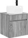 vidaXL Meuble sous lavabo gris Sonoma 49 x 44,5 x 66 cm