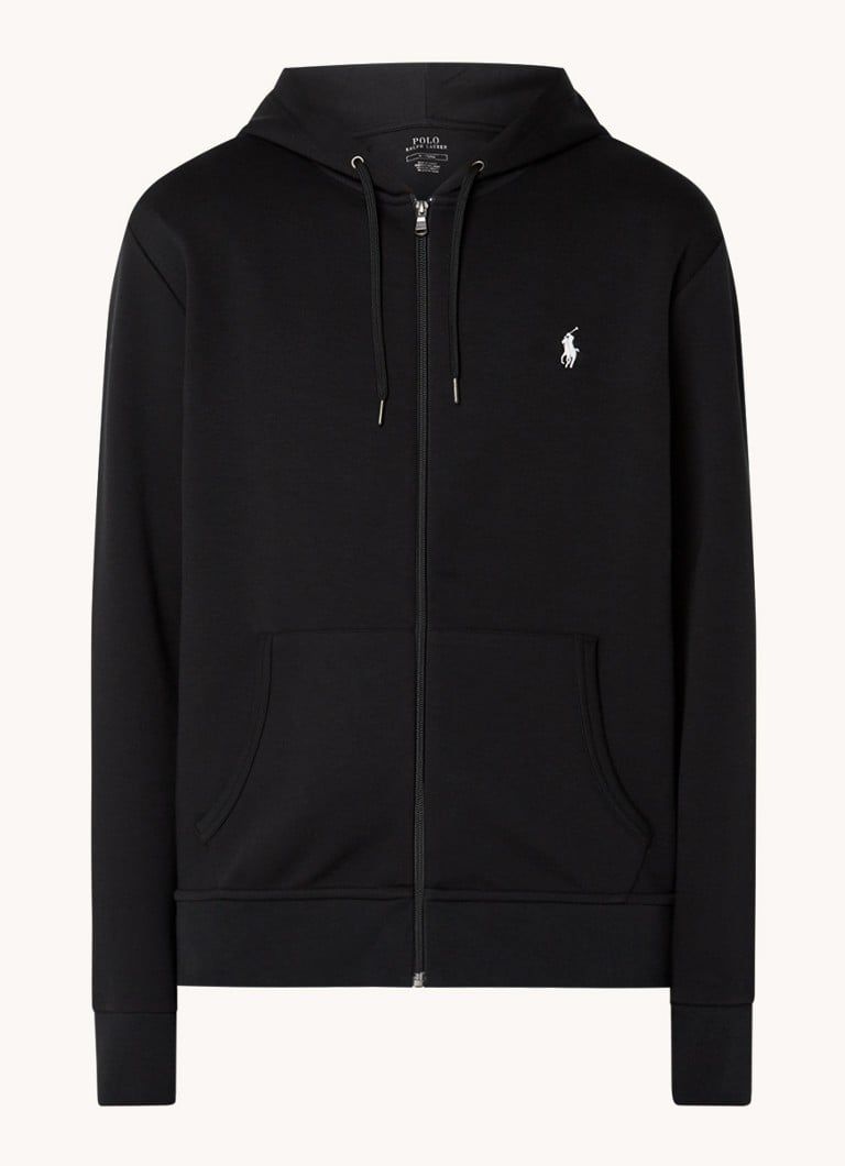 Ralph Lauren Sweatvest met capuchon en logoborduring